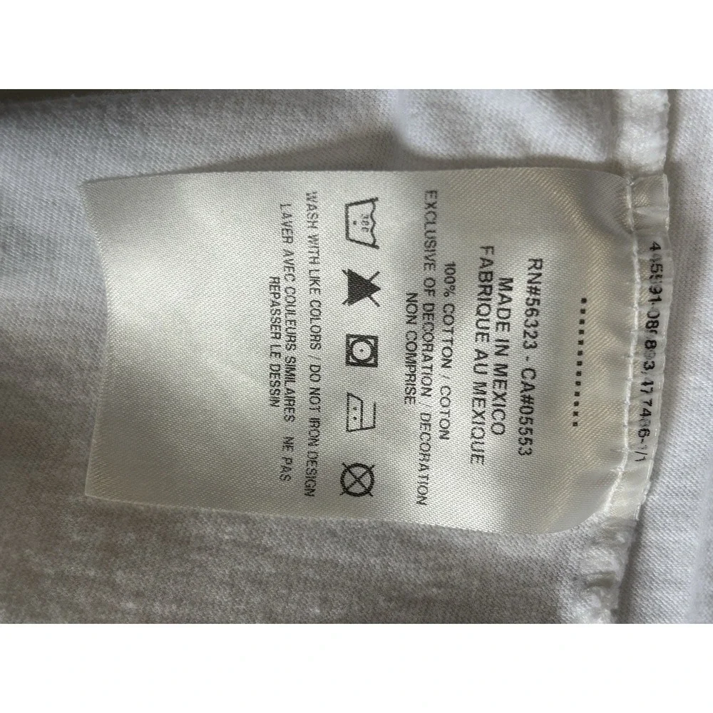 Air Jordan Size M Graphic Logo Long Sleeve‎ T-shirt White/Black Standard NBA